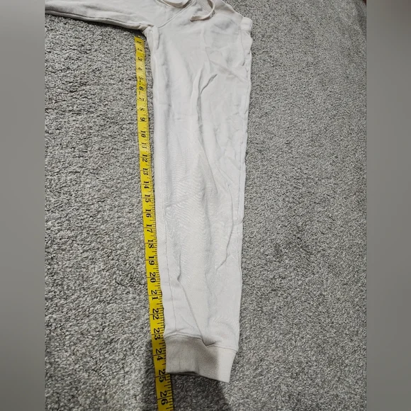 Nike Yoga Neutral Cream Drawstring Joggers, Minor Piling SZ Small - Picture 3 of 7